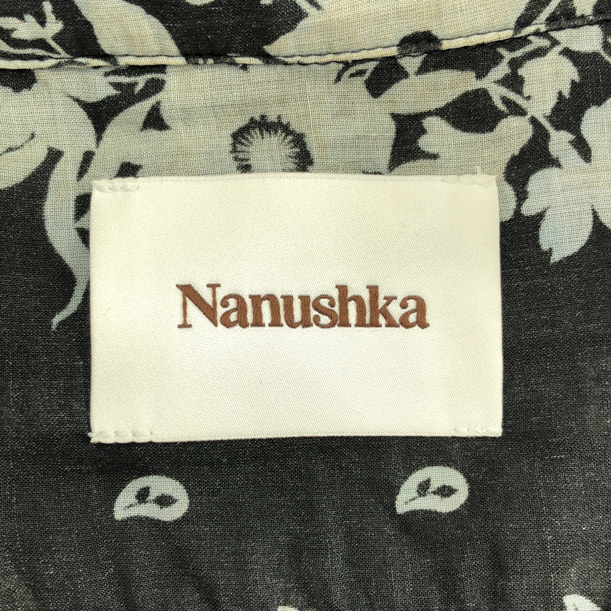 その他 コットン フラワープリント シャツ