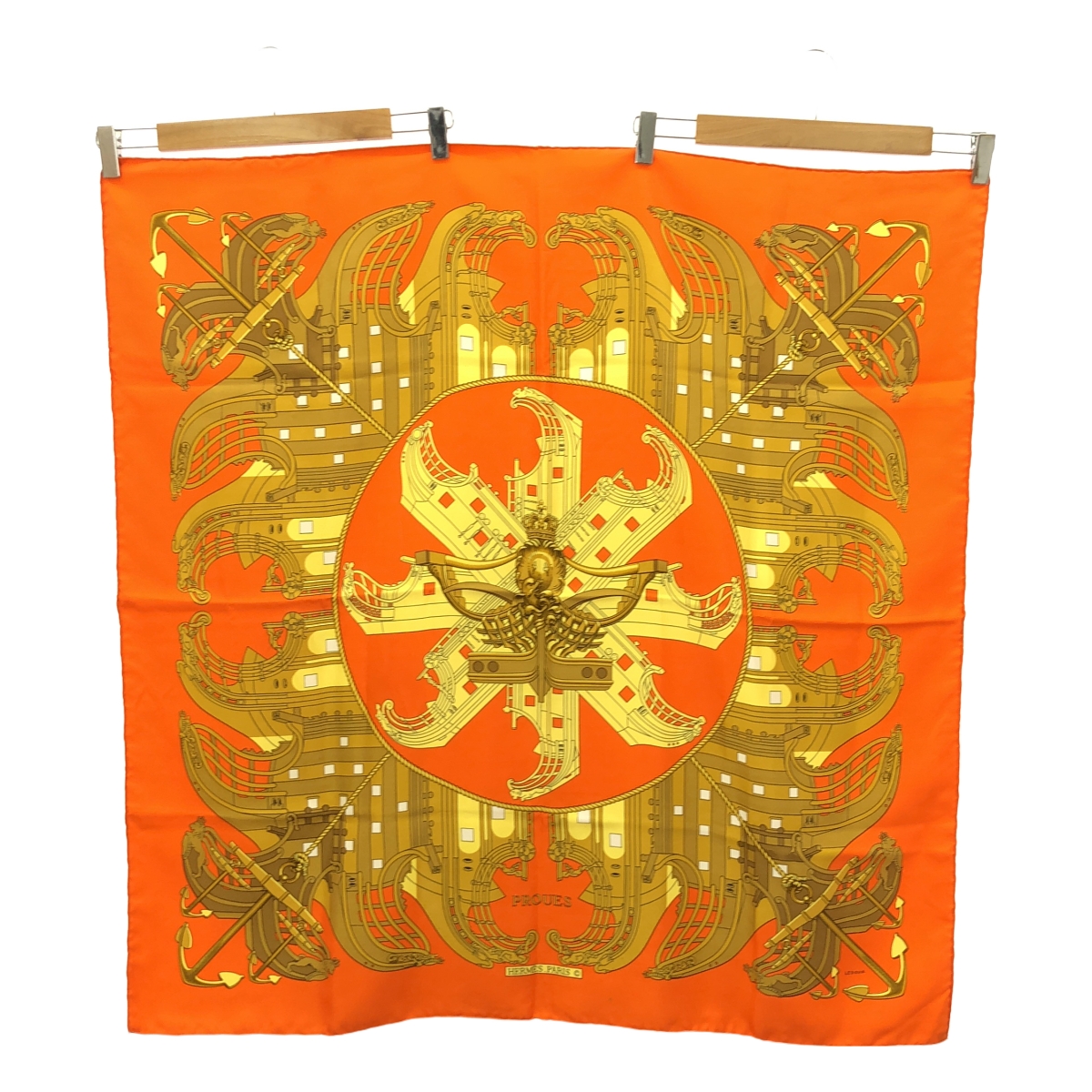 HERMES / エルメス PROUES プロテウス カレ90 シルク スカーフ