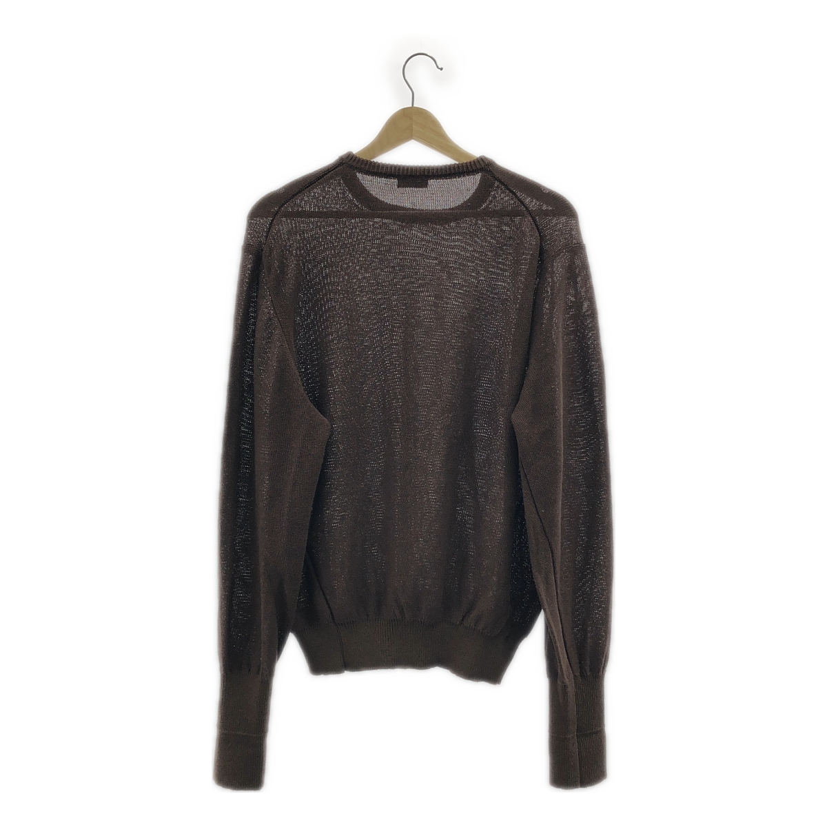 MAATEE&SONS / マーティー&サンズ 強撚LINEN ひょっとこ C/N SWEATER クルーネック リネンニット セーター