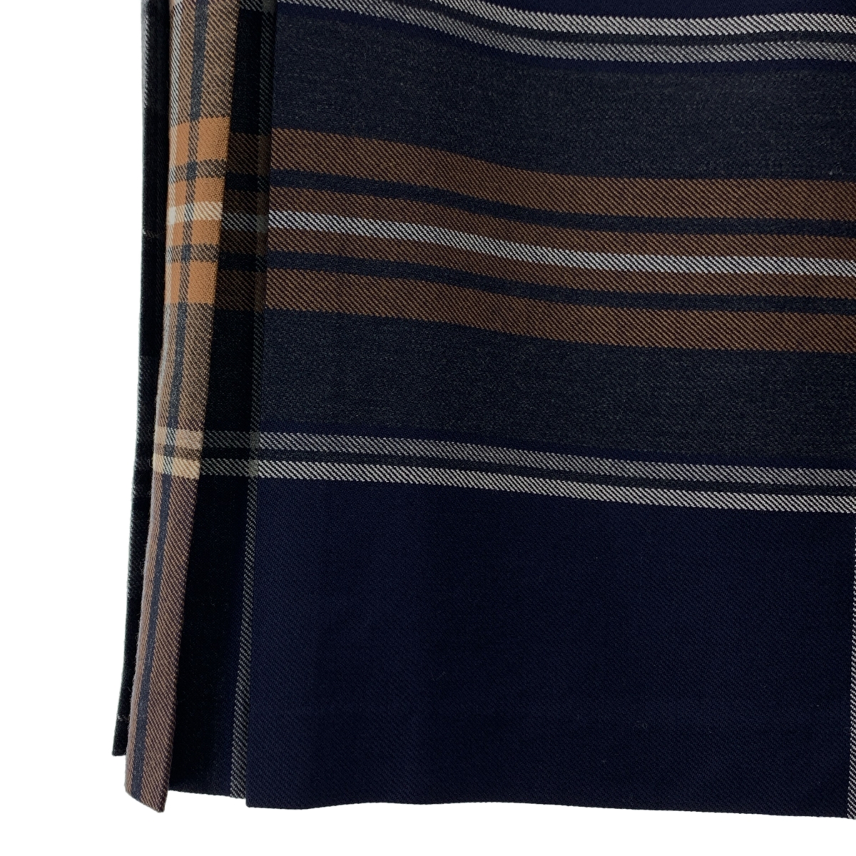 O'NEIL OF DUBLIN / オニールオブダブリン レザー切替 チェック キルト ラップスカート