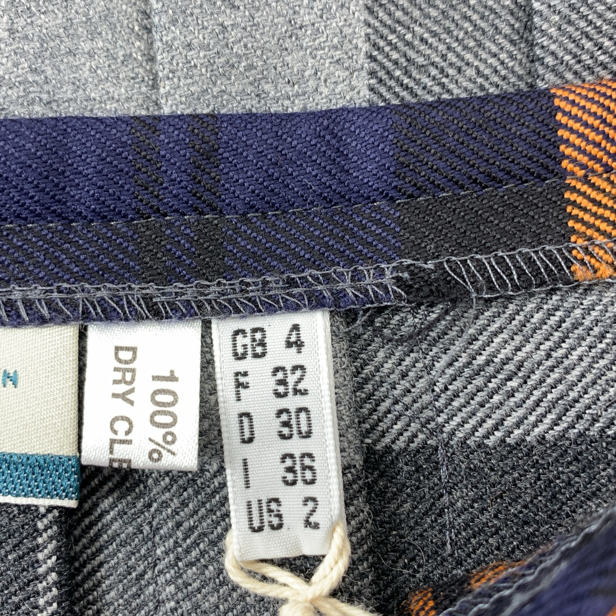 O'NEIL OF DUBLIN / オニールオブダブリン レザー切替 チェック キルト ラップスカート