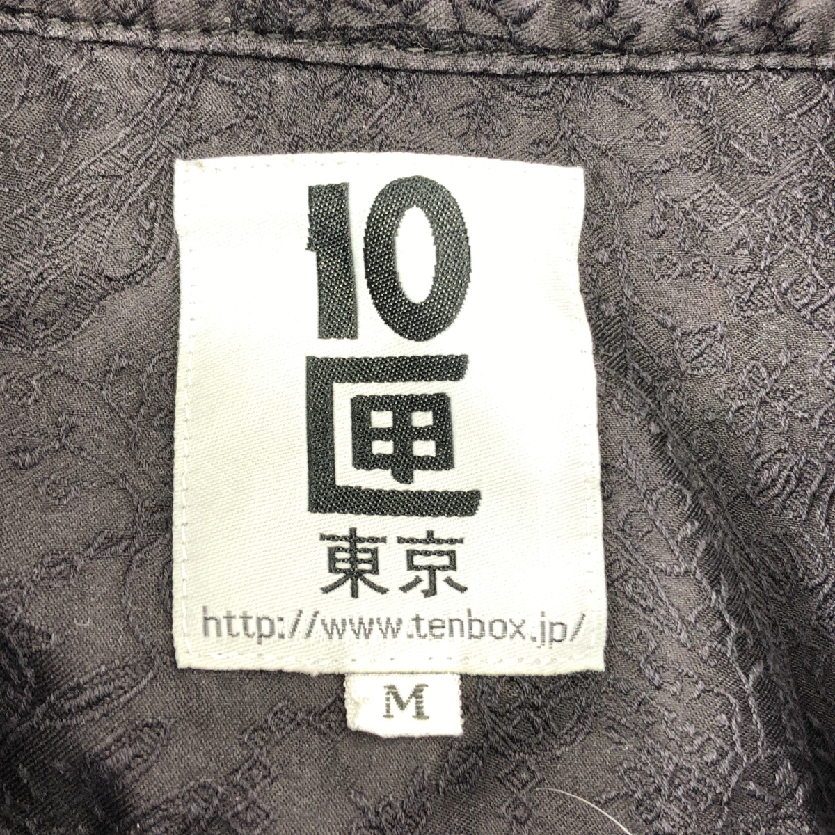 10匣 (TEN BOX) / テンボックス エンブロイダリー カバーオール シャツ ジャケット