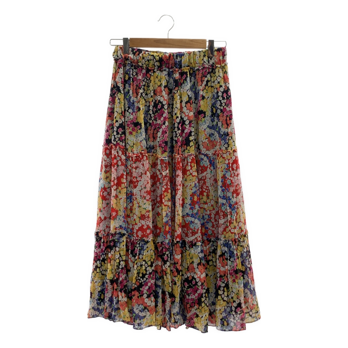 VIVIENNE TAM / ヴィヴィアンタム 総柄 フラワー ロングスカート / 裏地付き