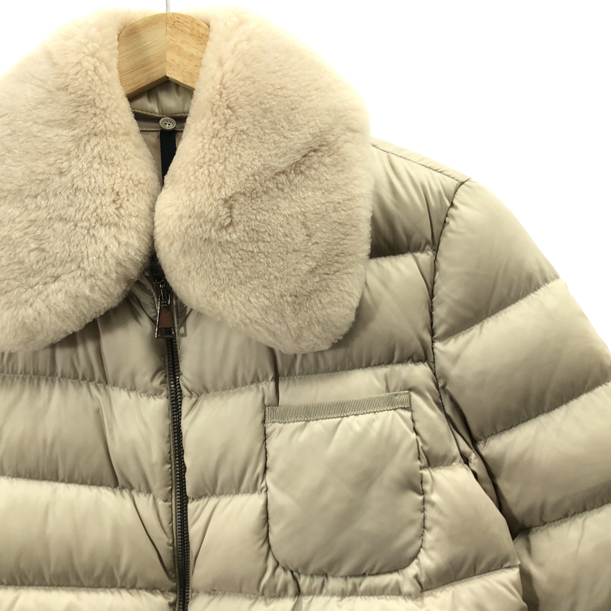 MONCLER / モンクレール ABELIA アベリア ムートンファー付き ダウンジャケット