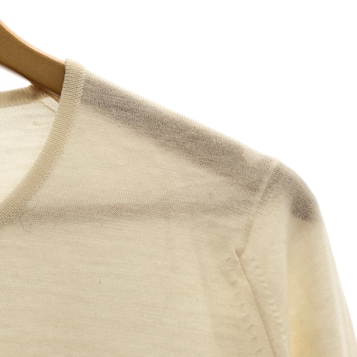 JOHN SMEDLEY / ジョンスメドレー メリノウール ハイゲージ クルーネックニット