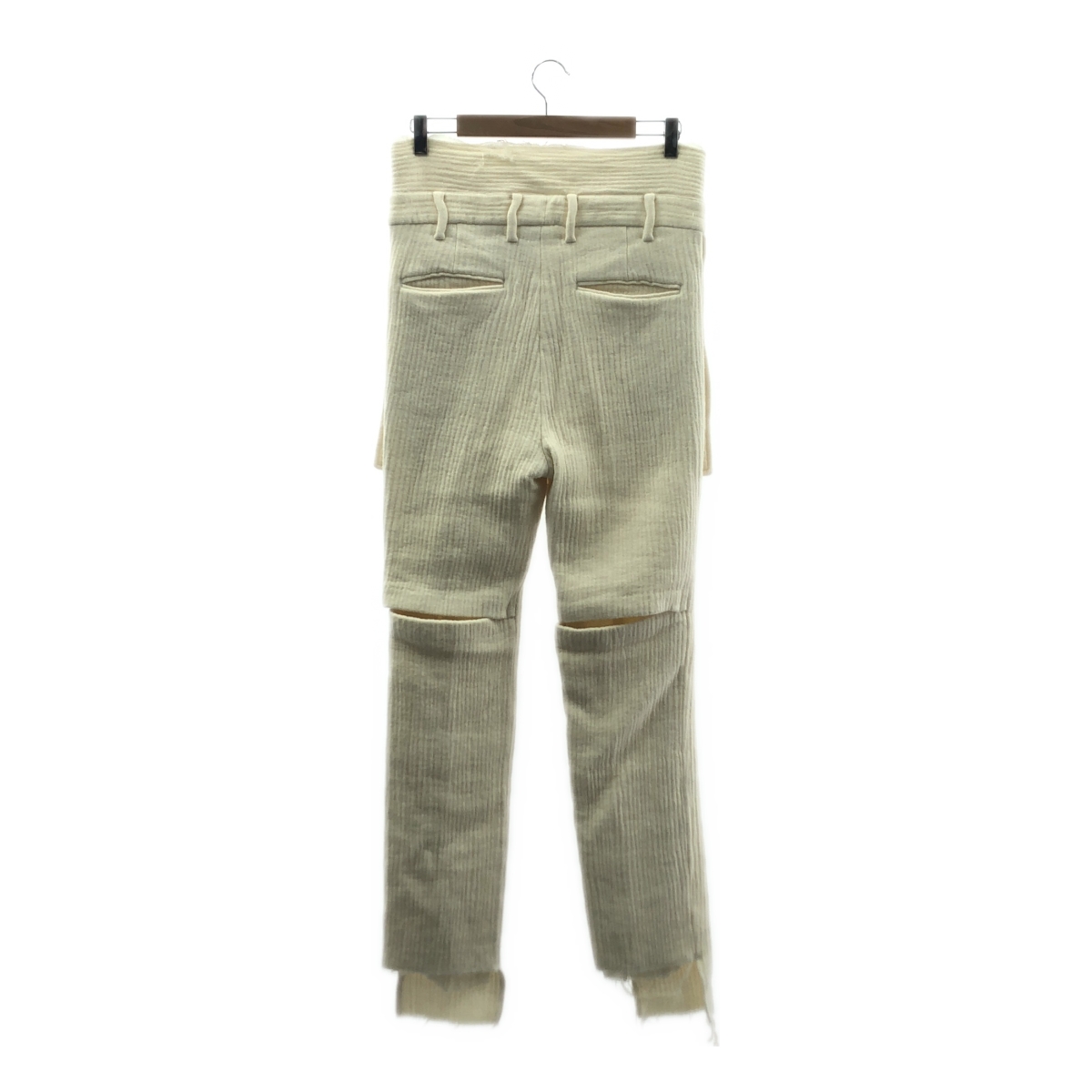 Midorikawa / ミドリカワ GAUZE TROUSERS ウール混 ガーゼトラウザー ニットパンツ