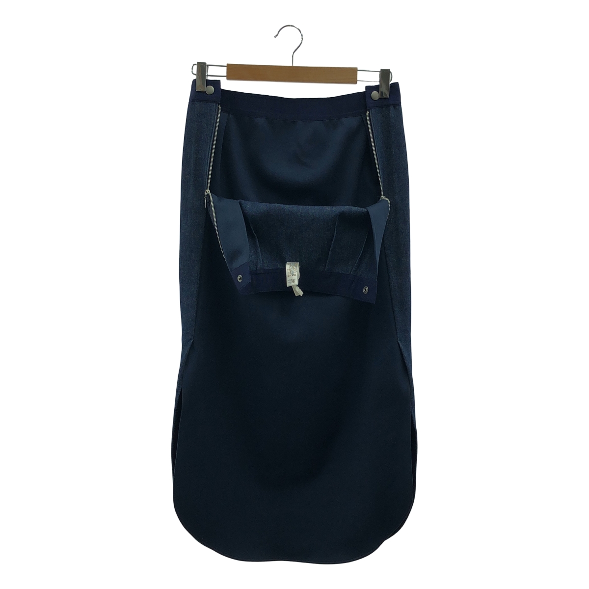 EDWINA HORL / エドウィナホール デニム 切替 ロング スカート