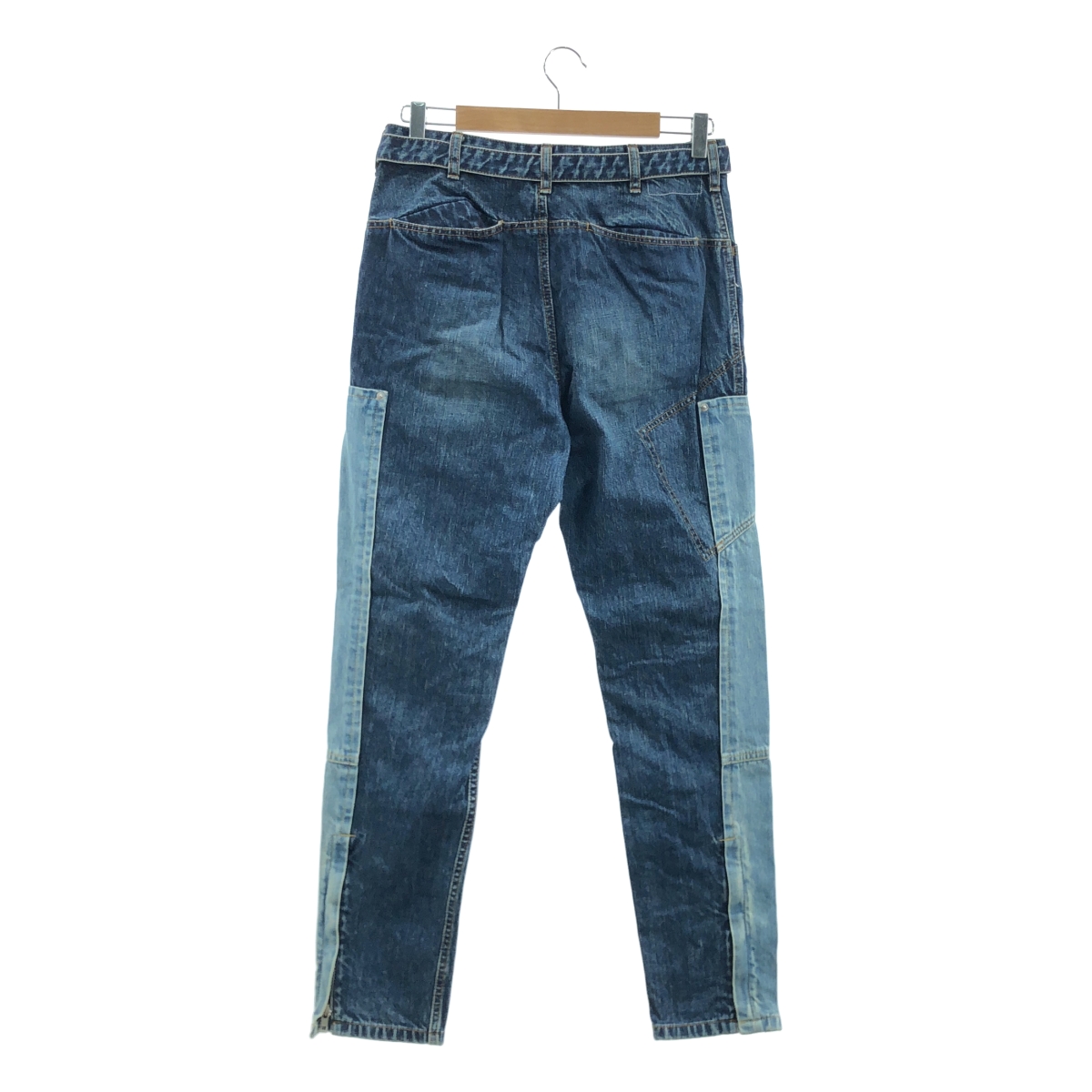 sacai / サカイ ベルテッド ダブルニー デニムパンツ