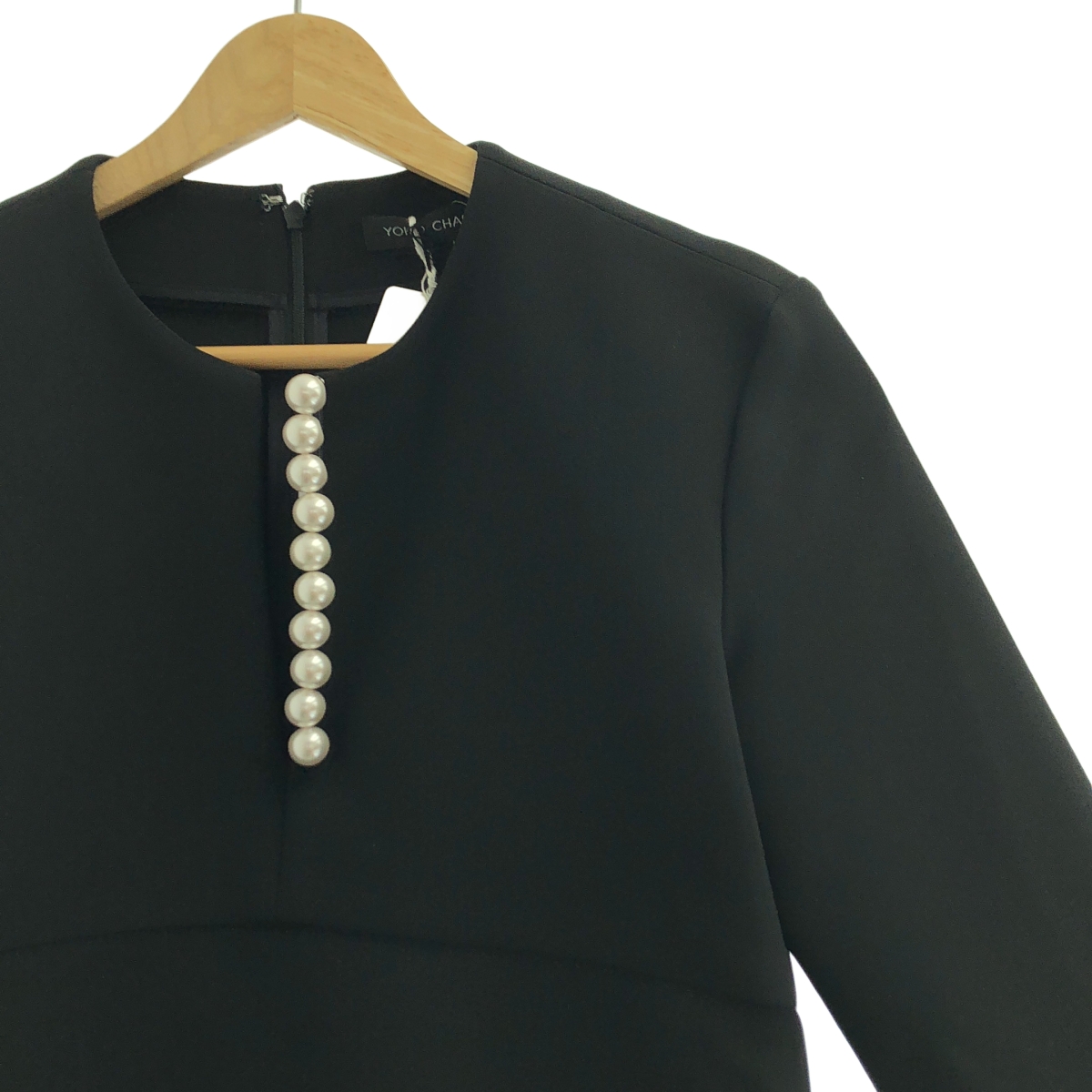 YOKO CHAN / ヨーコチャン パール スリット ライン プルオーバーワンピース