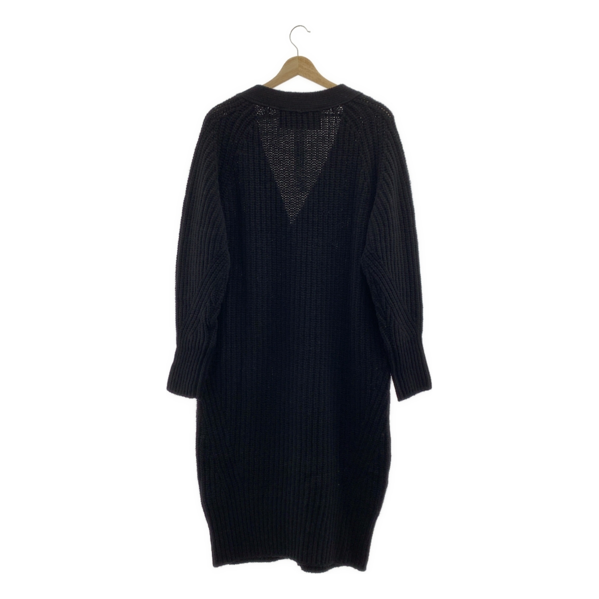 TICCA / ティッカ ウール Vネック ロング ニット カーディガン