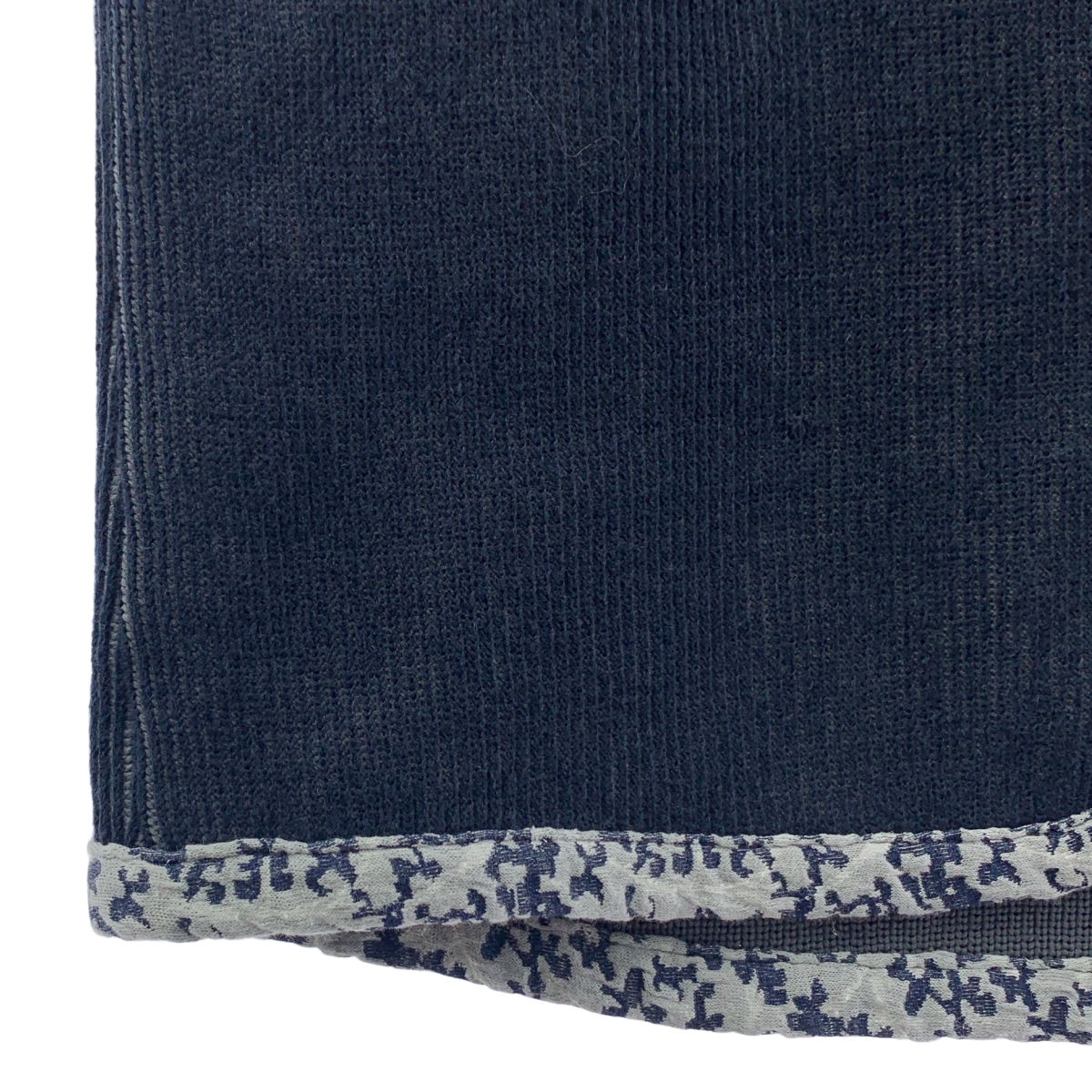 Mame Kurogouchi / マメクロゴウチ Double Face Floral Detail Knitted Short Top ダブルフェイス フローラルディテール ニットベスト