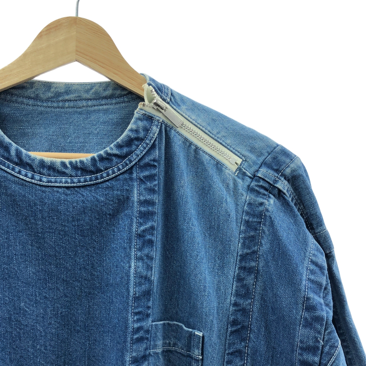 sacai / サカイ Denim Pullover 再構築 デニム プルオーバーシャツ