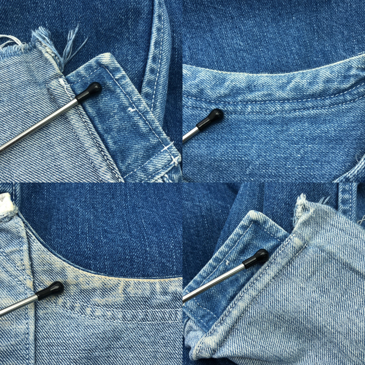 sacai / サカイ Denim Pullover 再構築 デニム プルオーバーシャツ