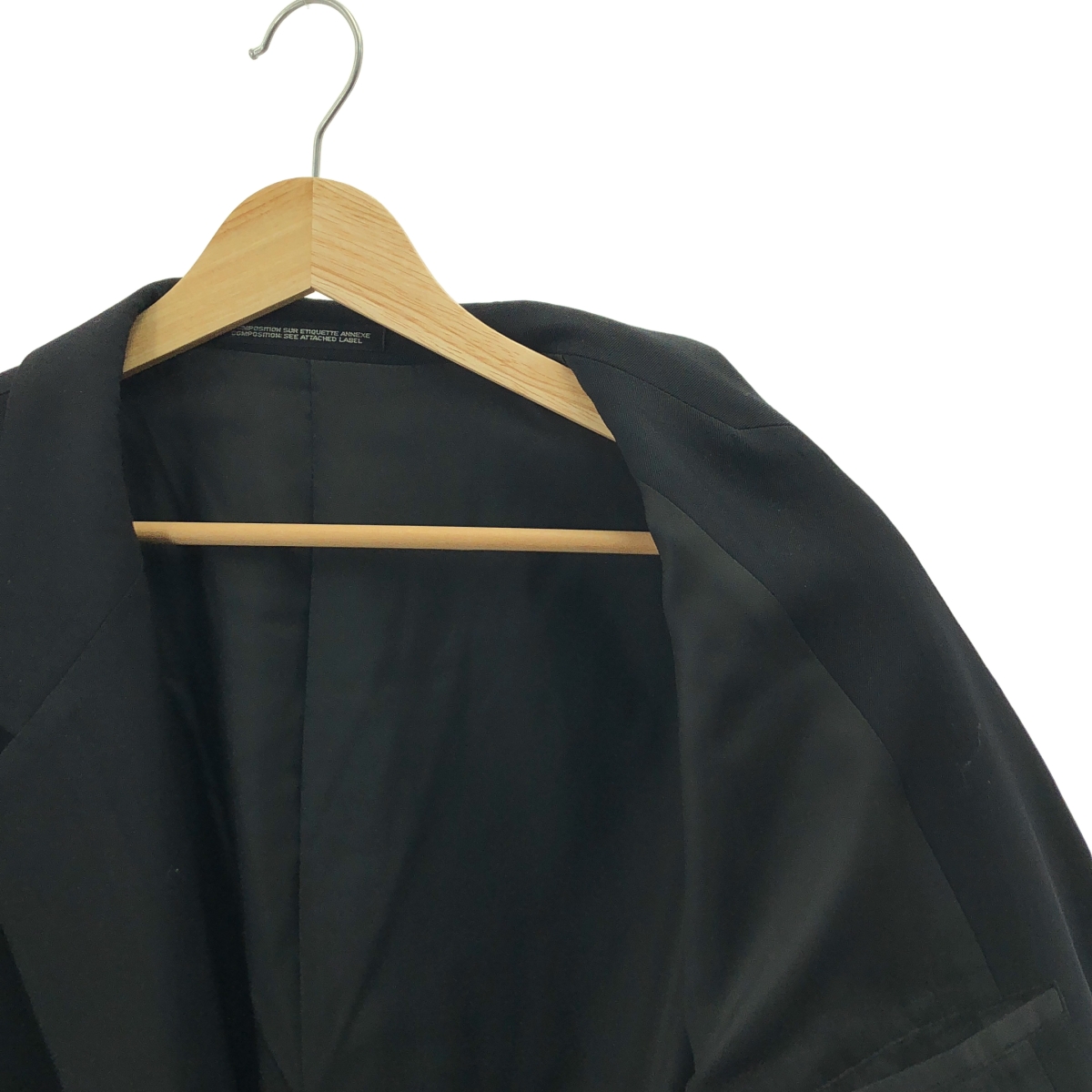 YOHJI YAMAMOTO POUR HOMME / ヨウジヤマモトプールオム ウールギャバ 3Bテーラードジャケット