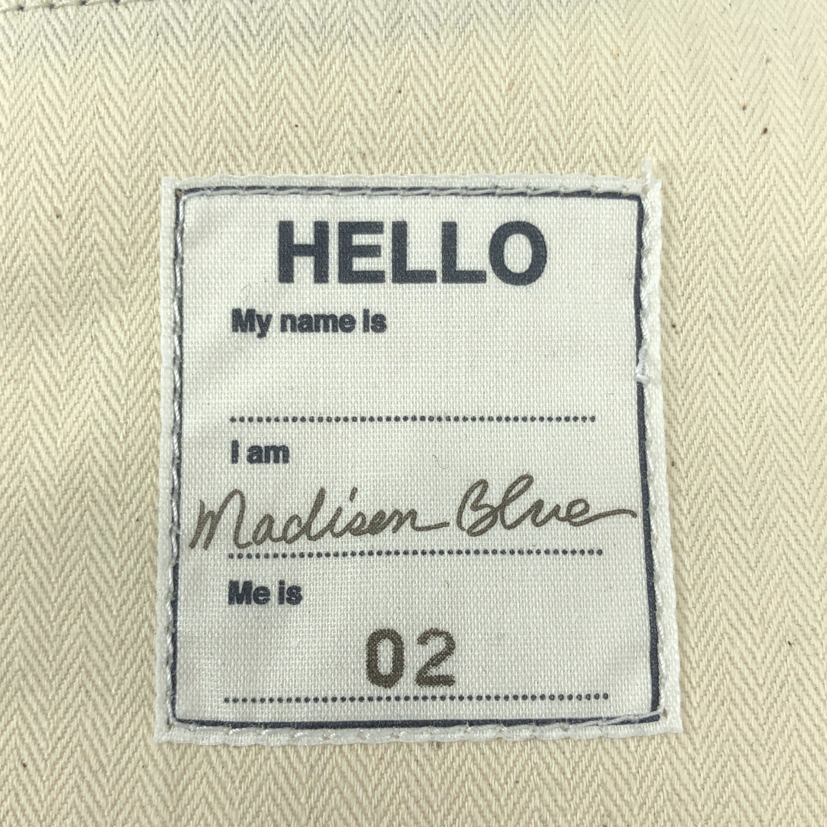 MADISON BLUE / マディソンブルー SERUBI JQ STRAIGHT DENIM デニムパンツ