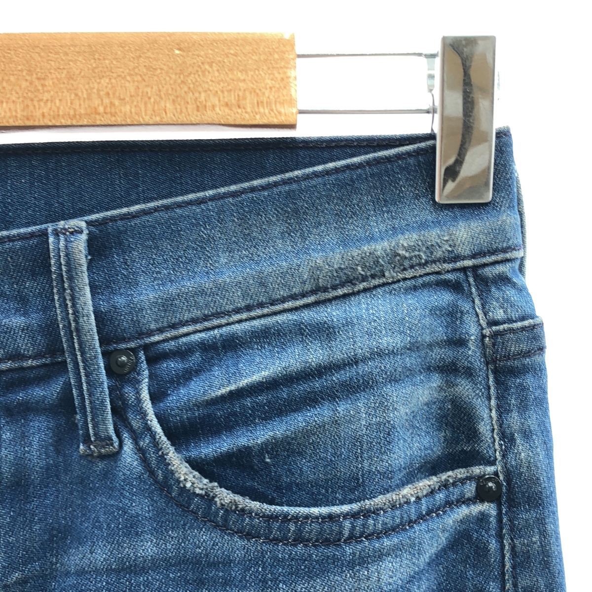 MOTHER / マザー EASY SKIRT / ダメージ加工 カットオフ デニム スカート