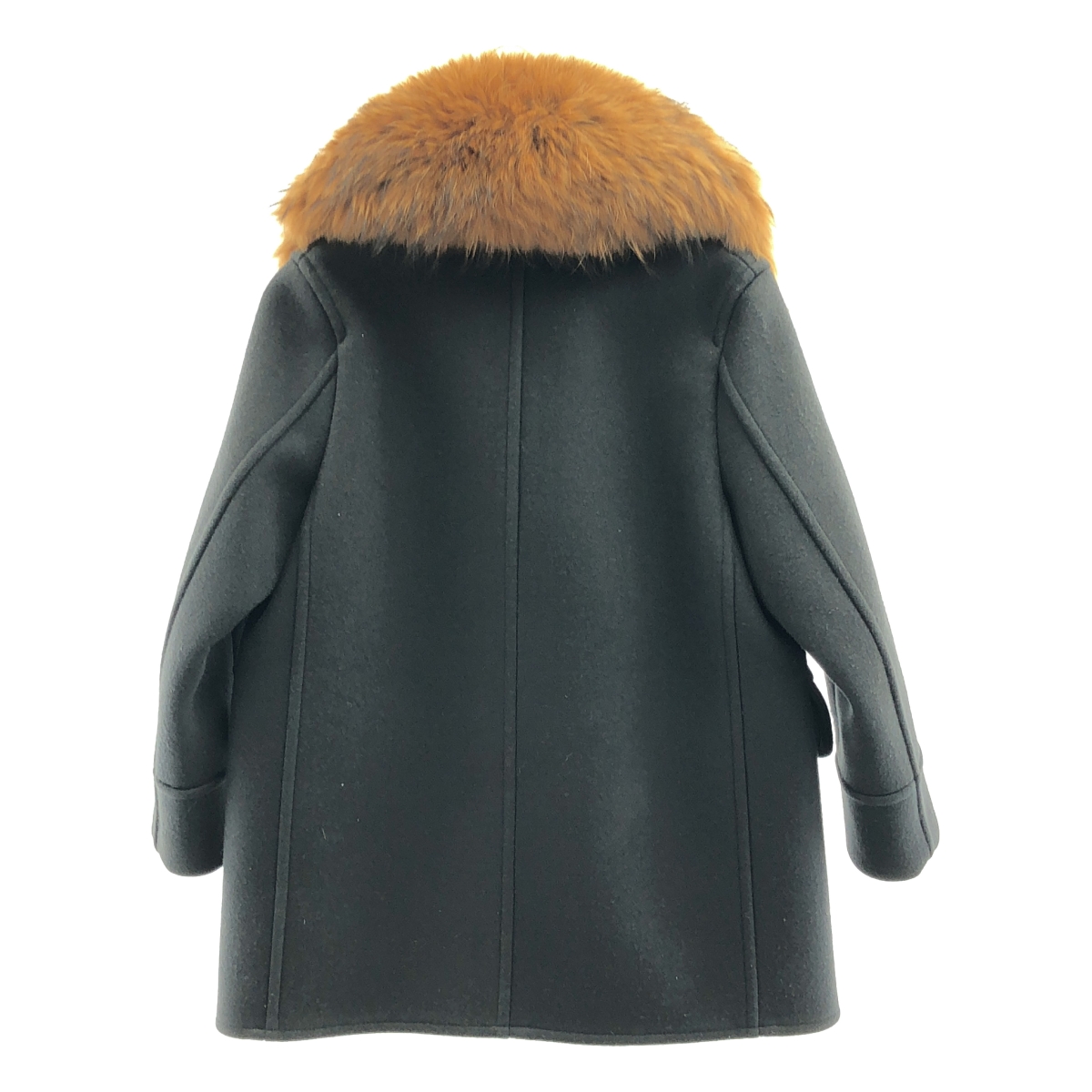 beautiful people / ビューティフルピープル ファー付き ウール Pコート