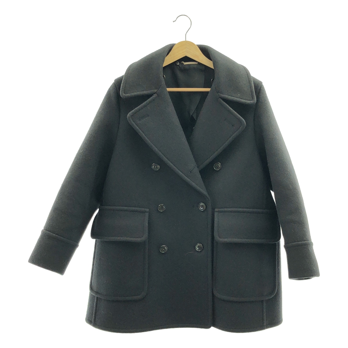 beautiful people / ビューティフルピープル ファー付き ウール Pコート