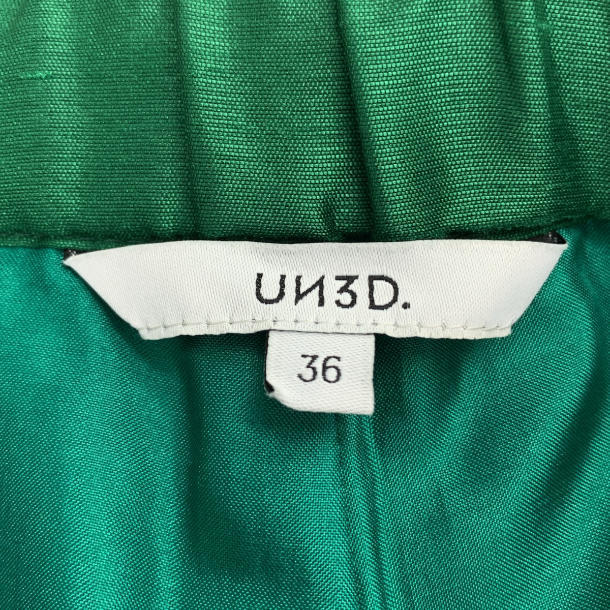 UN3D / アンスリード ORIGAMI PLEATS PT / オリガミプリーツワイドパンツ