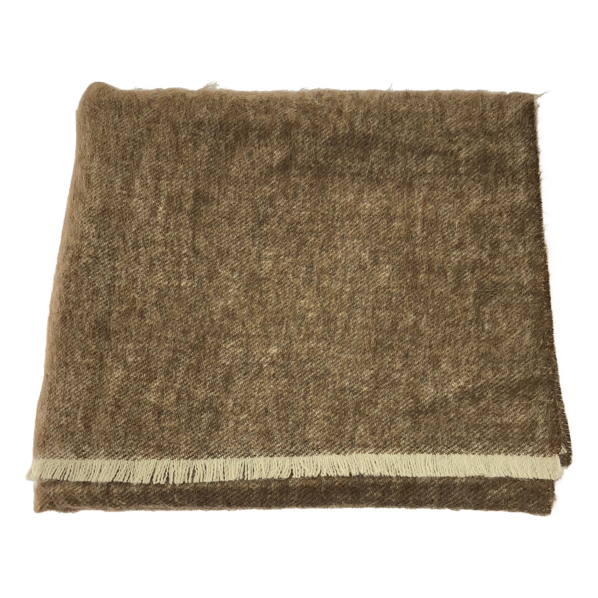 Chaos / カオス × ASAUCE MELER / アソースメレ アルパカ ウール フリンジ 大判 ストール マフラー