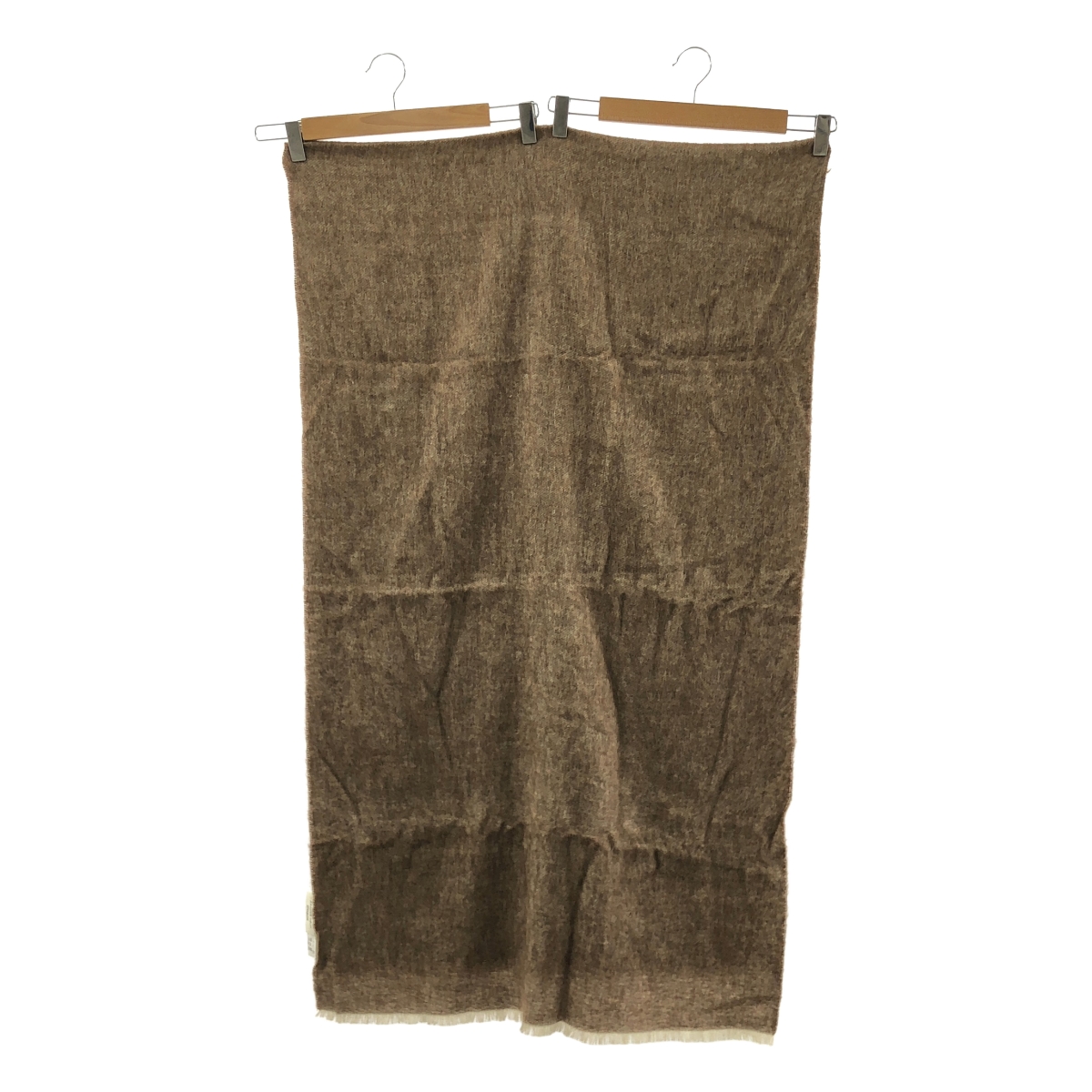 Chaos / カオス × ASAUCE MELER / アソースメレ アルパカ ウール フリンジ 大判 ストール マフラー