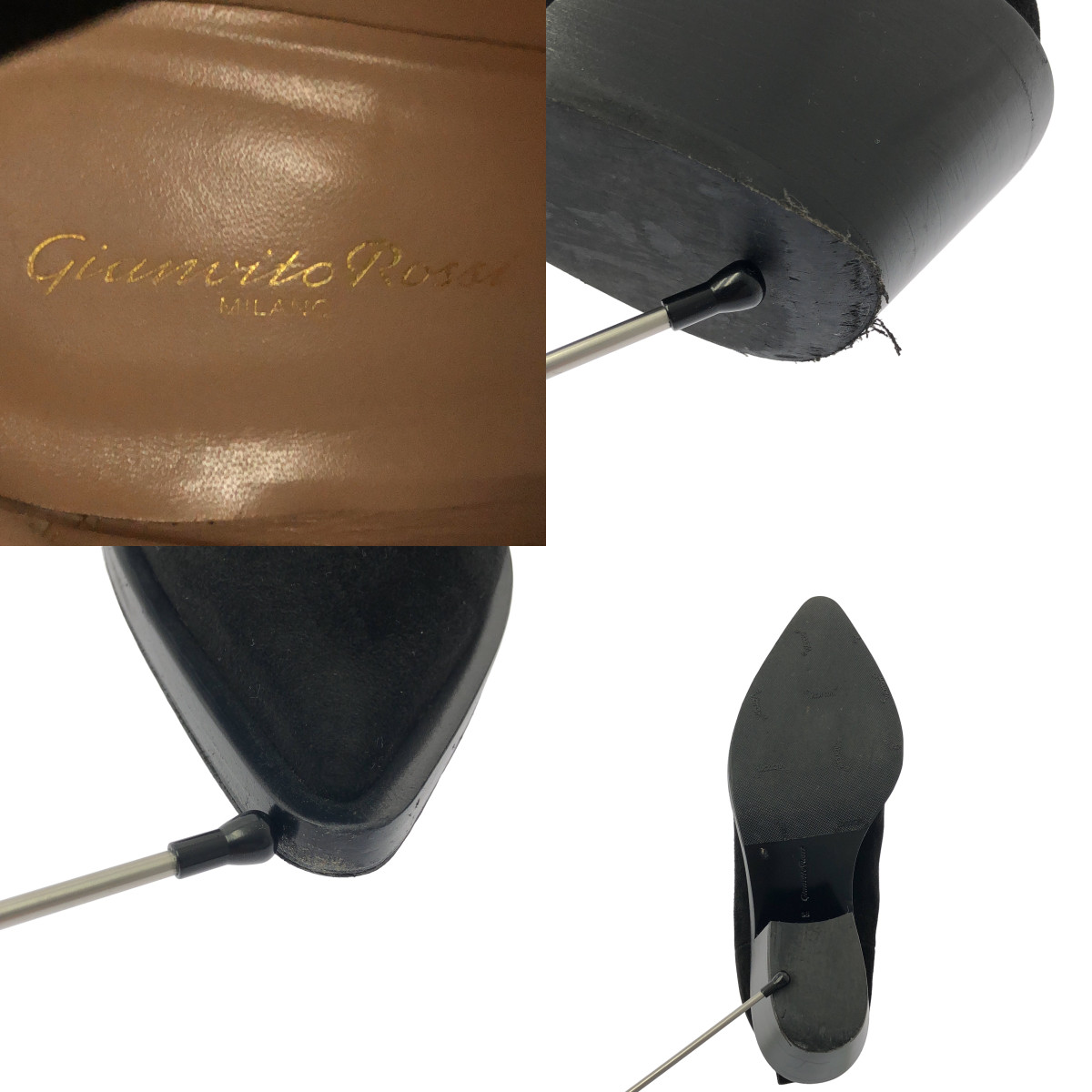 Gianvito Rossi / ジャンヴィトロッシ WYLIE / スエードレザー サイドゴア ショートブーツ