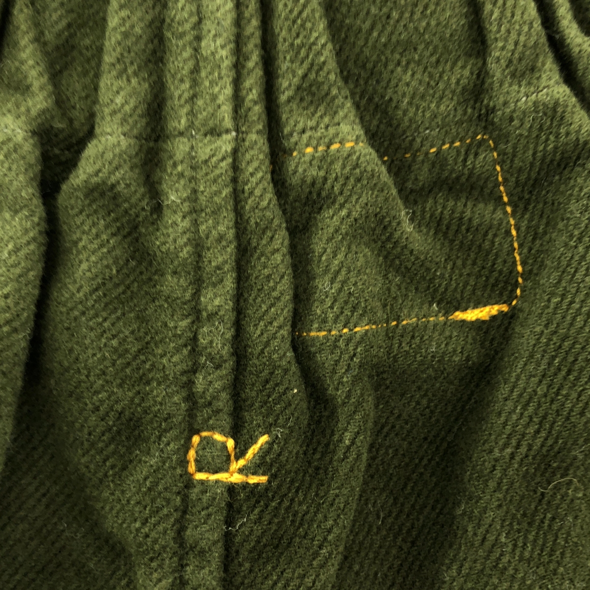 45r / フォーティファイブアール モールサージストレッチ の セイル スカート