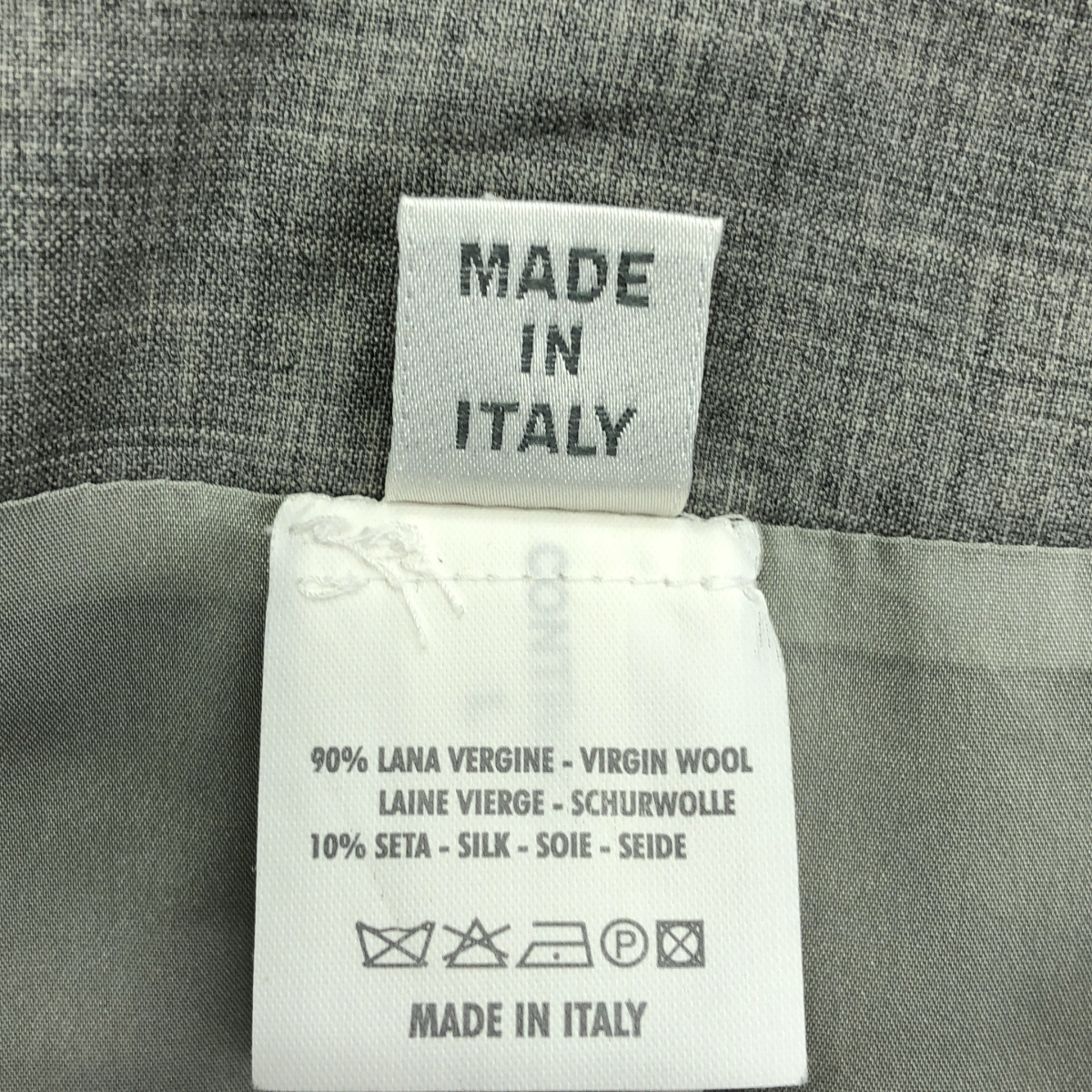 BRUNELLO CUCINELLI / ブルネロクチネリ バックジップ スカート / 総裏地