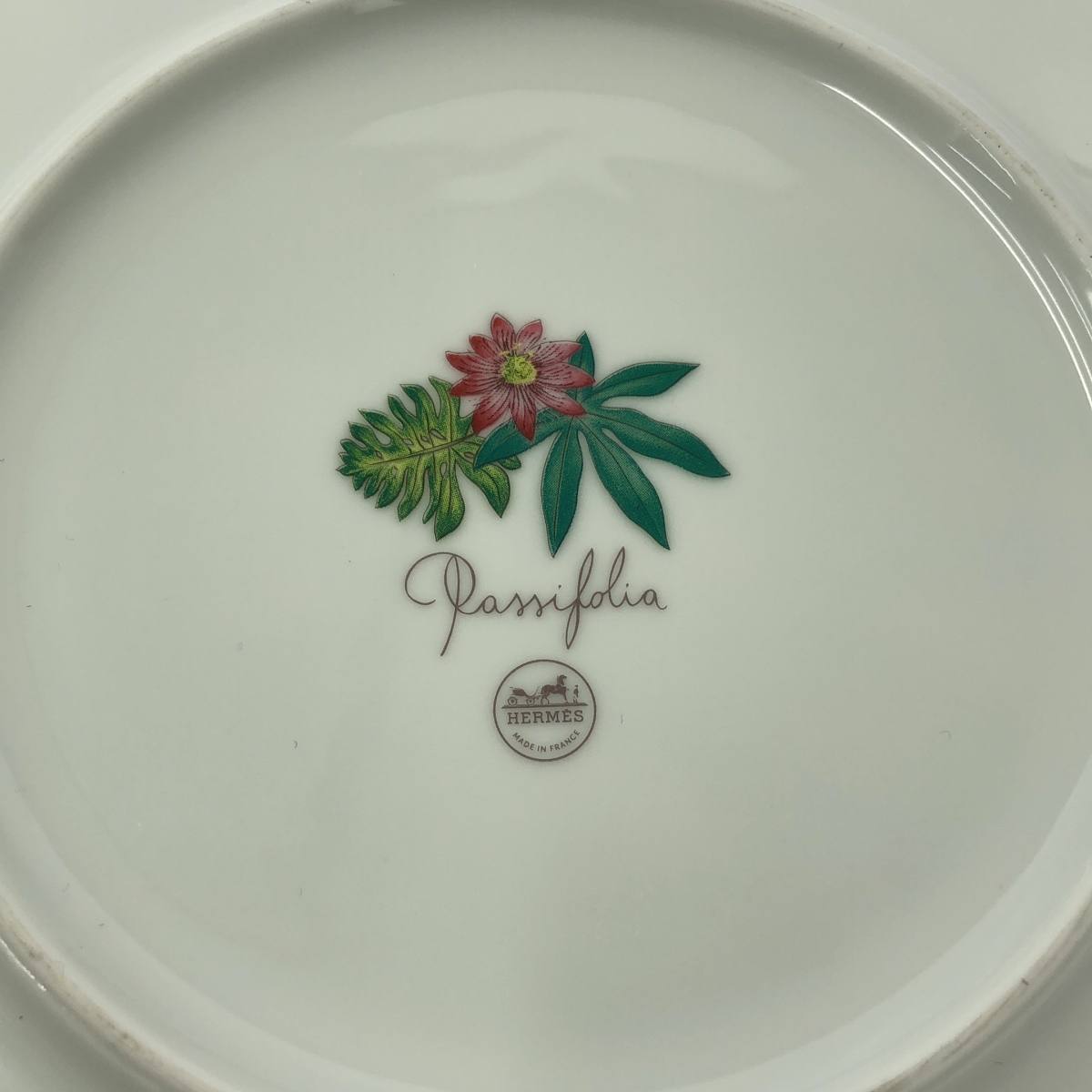 HERMES / エルメス Passifolia パシフォリア / フィロデンドロン ディナープレート ペア