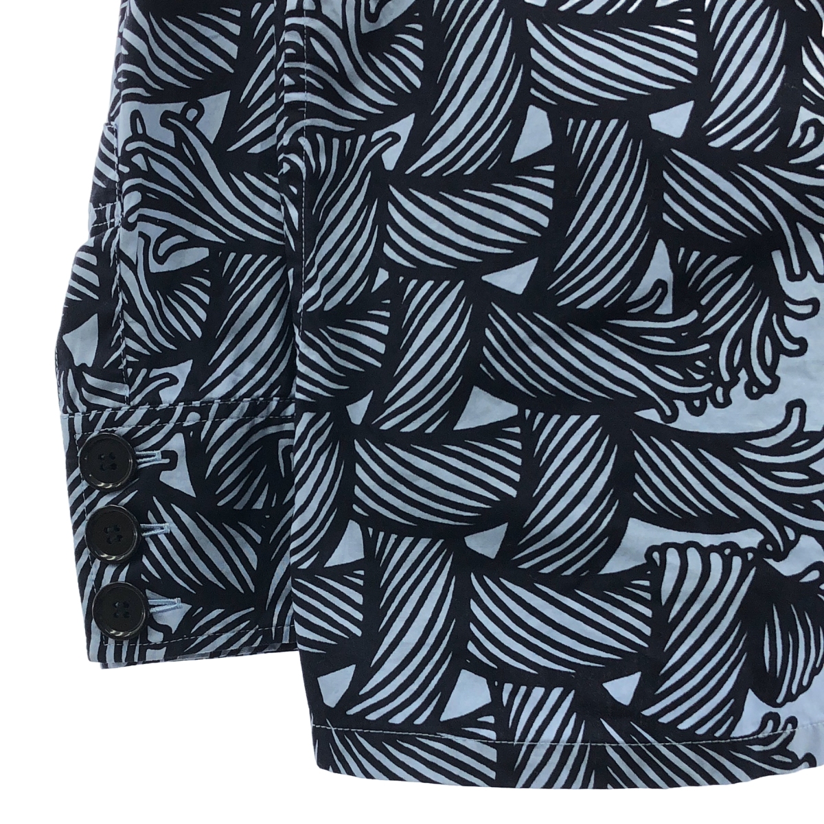 Nemeth / ネメス Broad Print コットン プリントシャツ