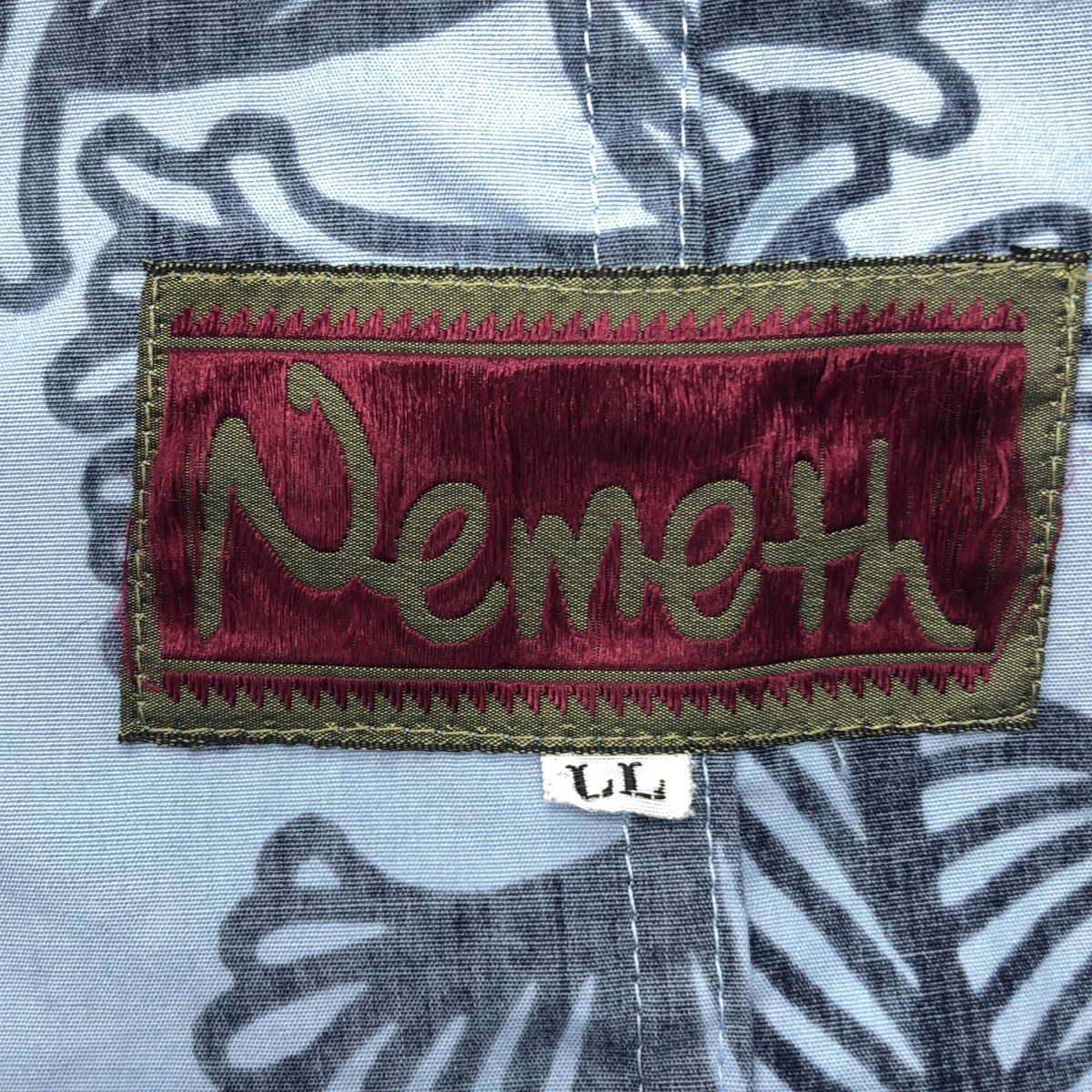 Nemeth / ネメス Broad Print コットン プリントシャツ