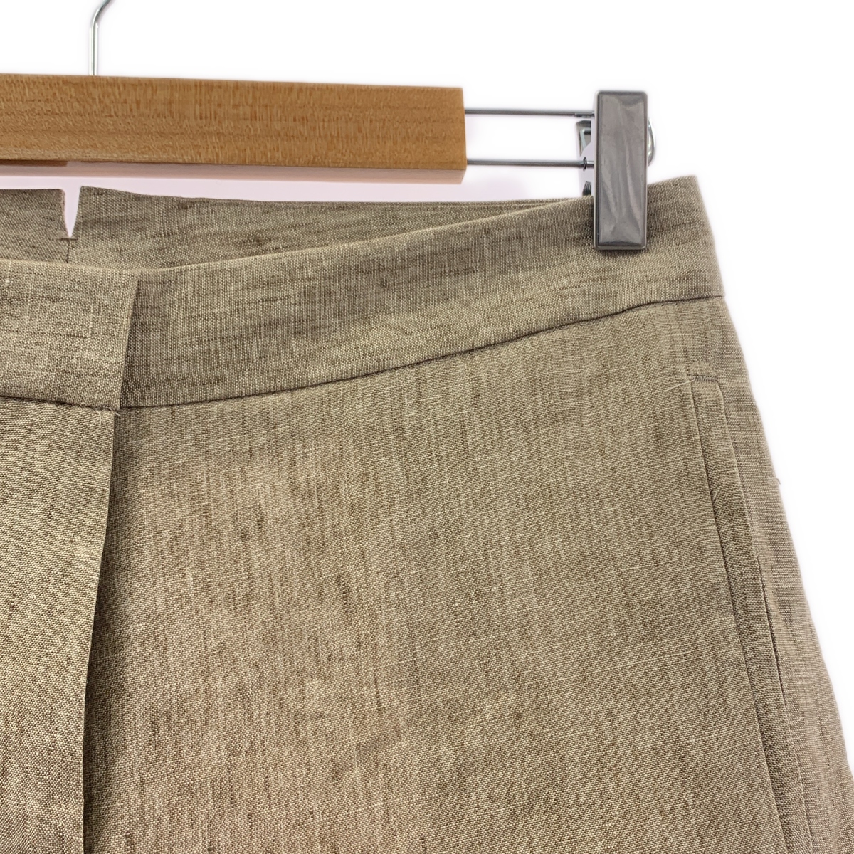 INCOTEX / インコテックス リネン ワイド スラックス パンツ