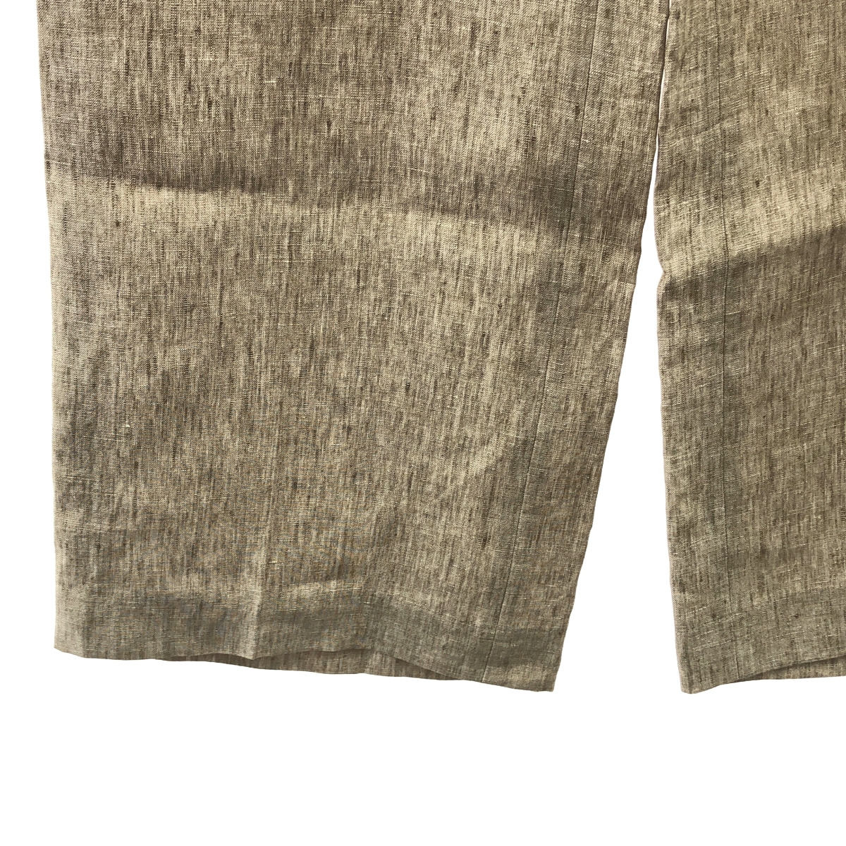 INCOTEX / インコテックス リネン ワイド スラックス パンツ