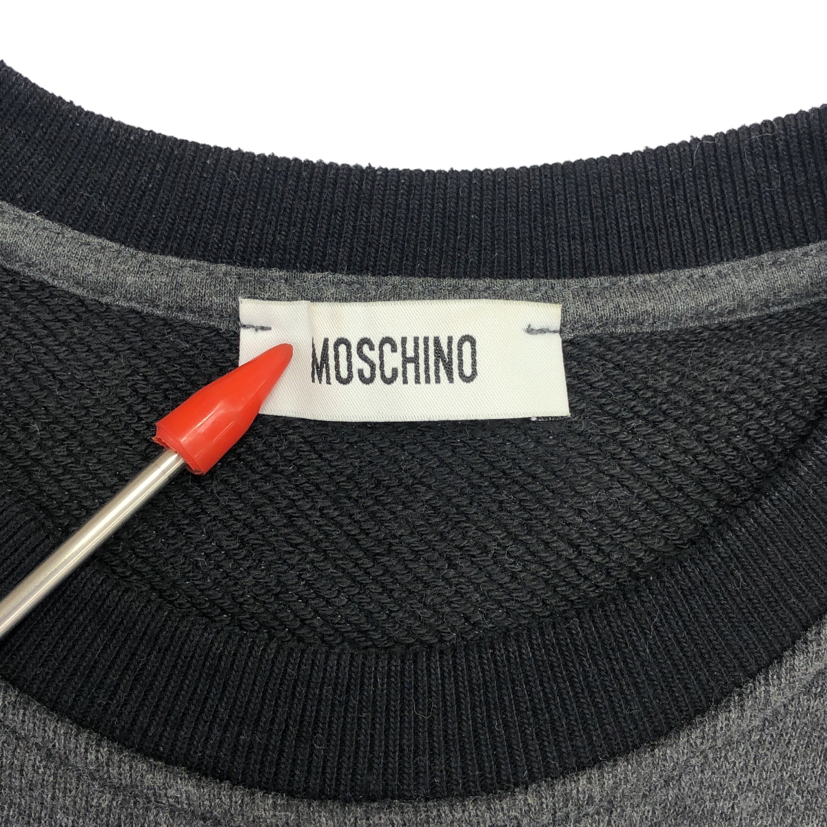 MOSCHINO / モスキーノ ロゴ刺しゅう スウェット