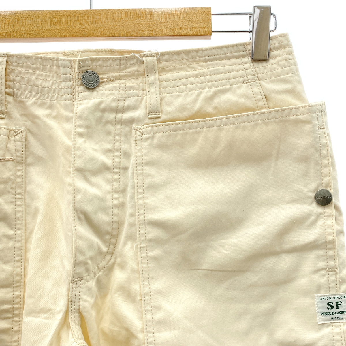 SASSAFRAS / ササフラス Fall Leaf Pants 1/2 コットン フォールリーフ ショートパンツ