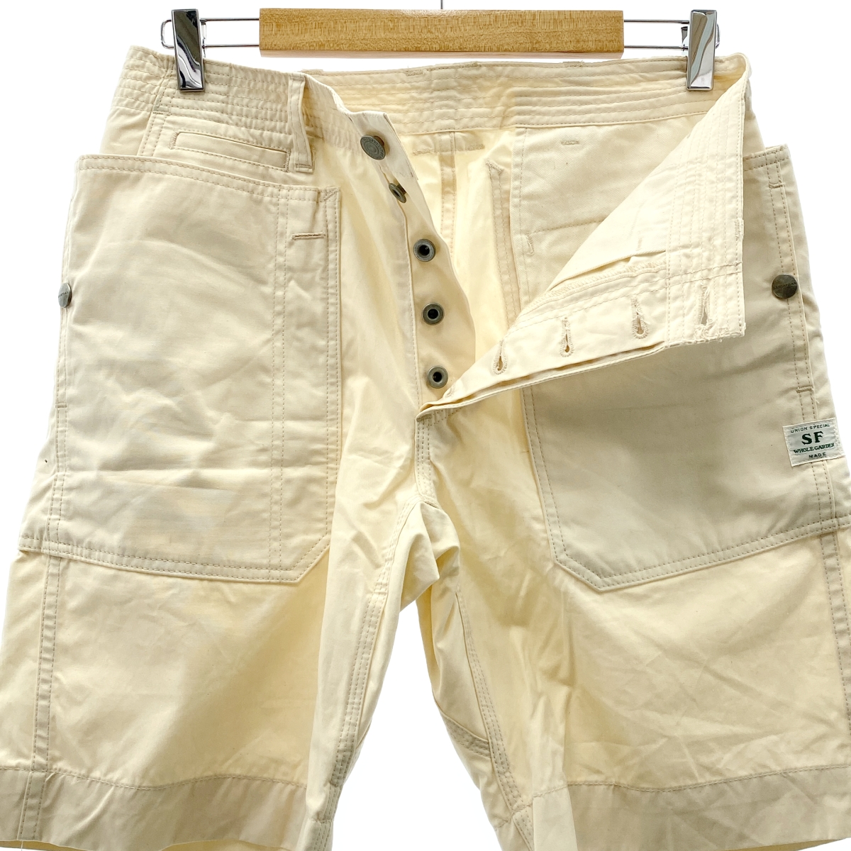 SASSAFRAS / ササフラス Fall Leaf Pants 1/2 コットン フォールリーフ ショートパンツ