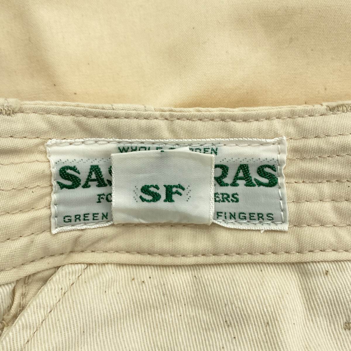 SASSAFRAS / ササフラス Fall Leaf Pants 1/2 コットン フォールリーフ ショートパンツ