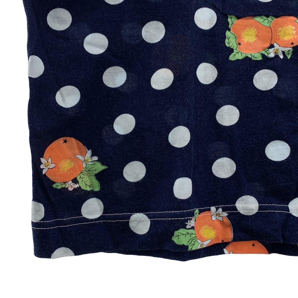 tricot COMME des GARCONS / トリココムデギャルソン コットン ドット オレンジ Tシャツ