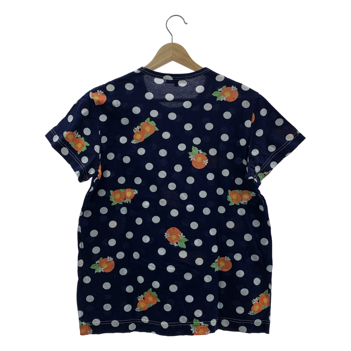 tricot COMME des GARCONS / トリココムデギャルソン コットン ドット オレンジ Tシャツ