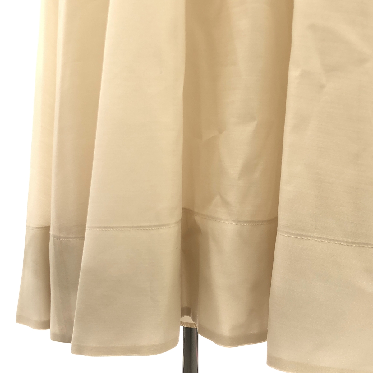 ebure / エブール ライトシルクウール ハイウエスト ワンピース