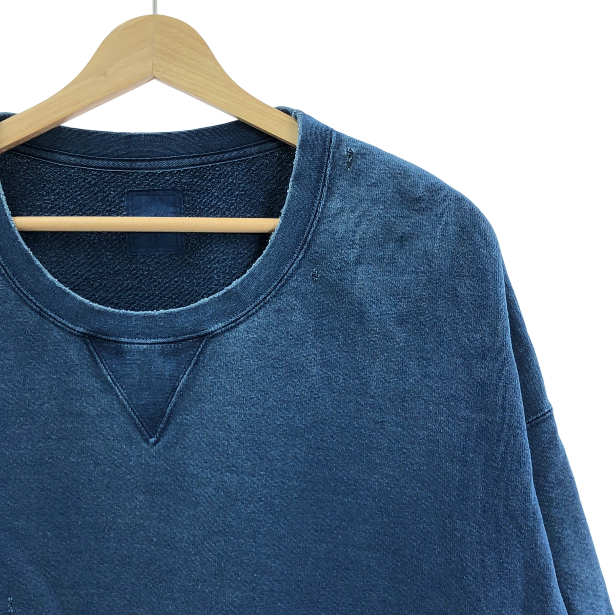 visvim / ビズビム JUMBO CREW 3/4 CRASH / ダメージ加工 スウェット トレーナー