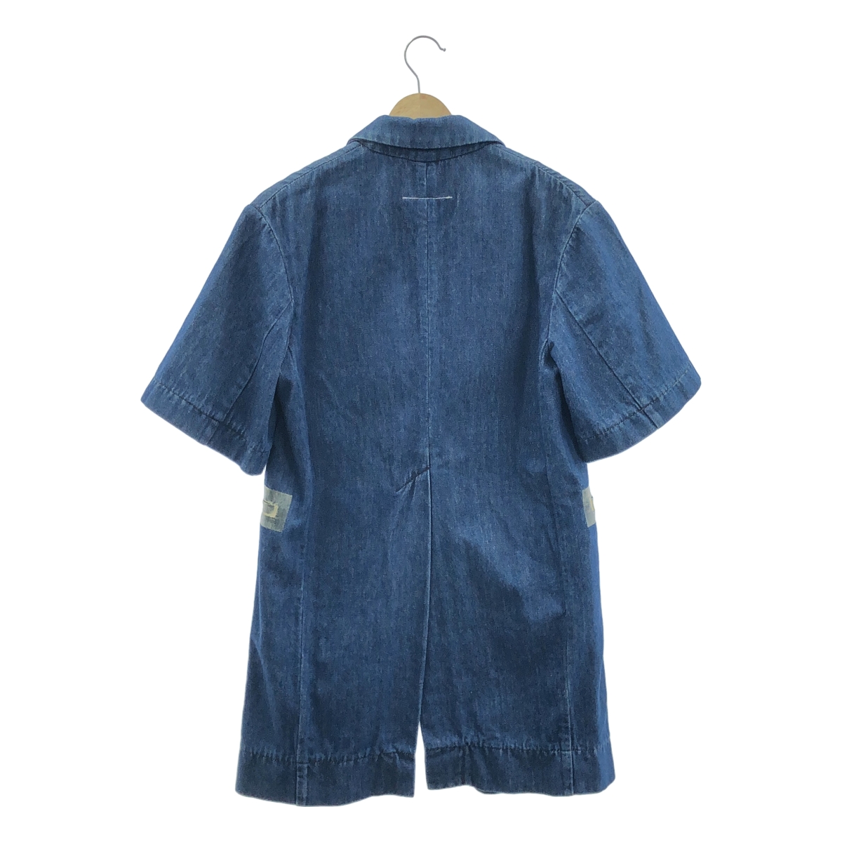 MM6 Maison Martin Margiela / エムエムシックスメゾンマルタンマルジェラ デニム ハーフスリーブ スリット ロングジャケット