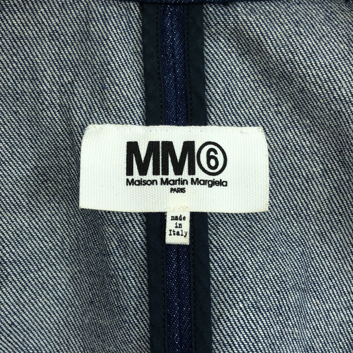 MM6 Maison Martin Margiela / エムエムシックスメゾンマルタンマルジェラ デニム ハーフスリーブ スリット ロングジャケット