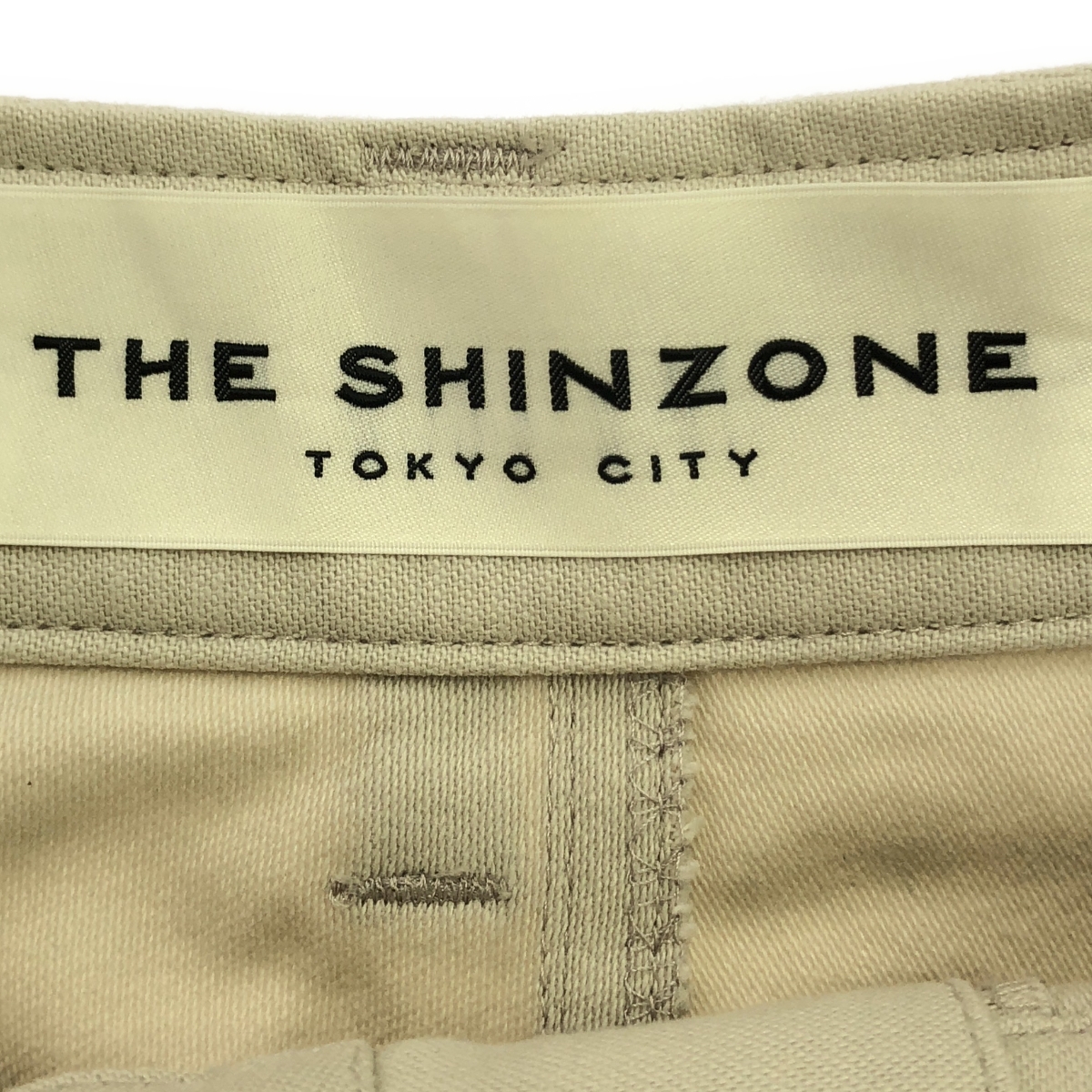 Shinzone / シンゾーン BAKER PANTS バックサテン コットン ベイカーパンツ