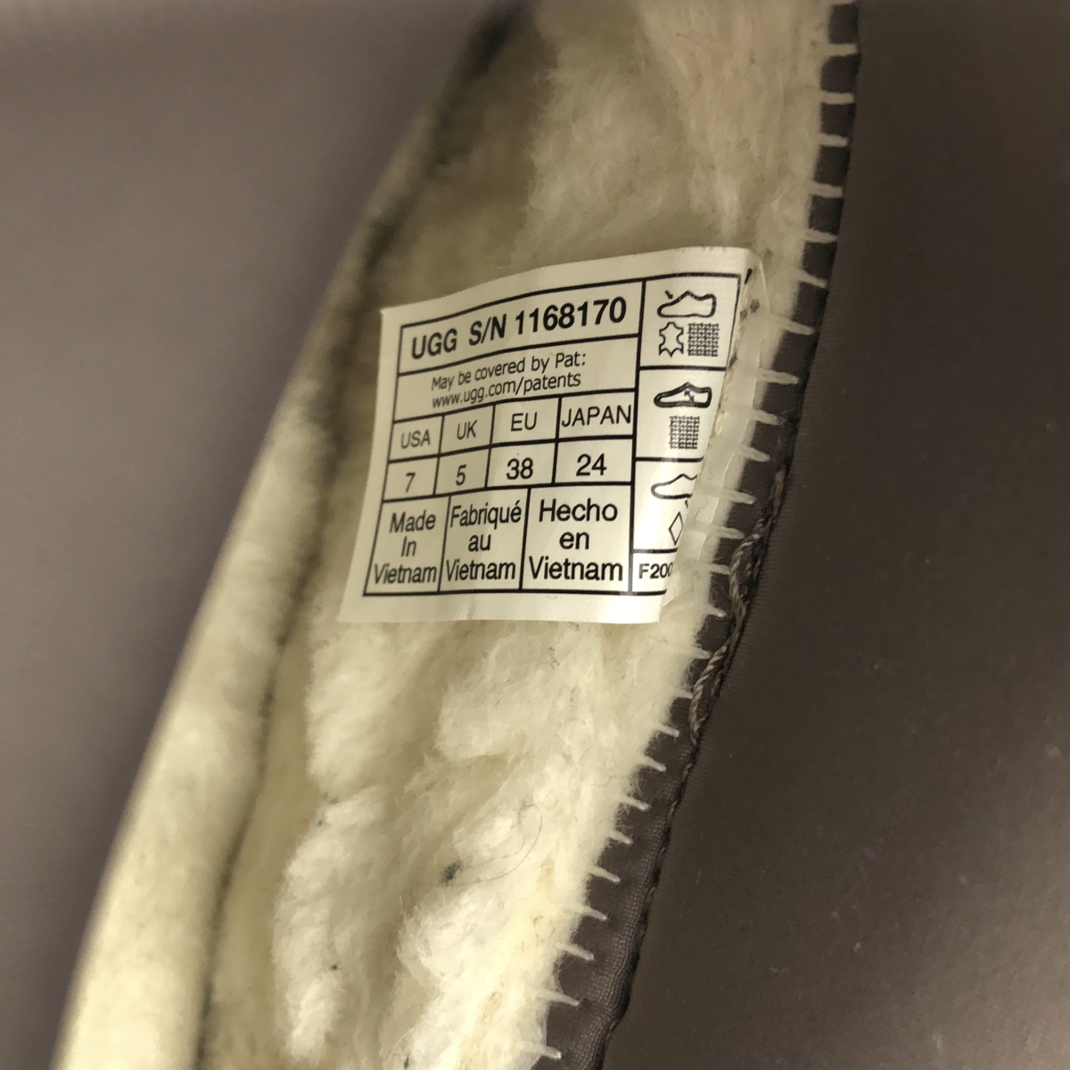 UGG / アグ W CLASSIC MINI DIPPER / 1168170 ムートン ブーツ