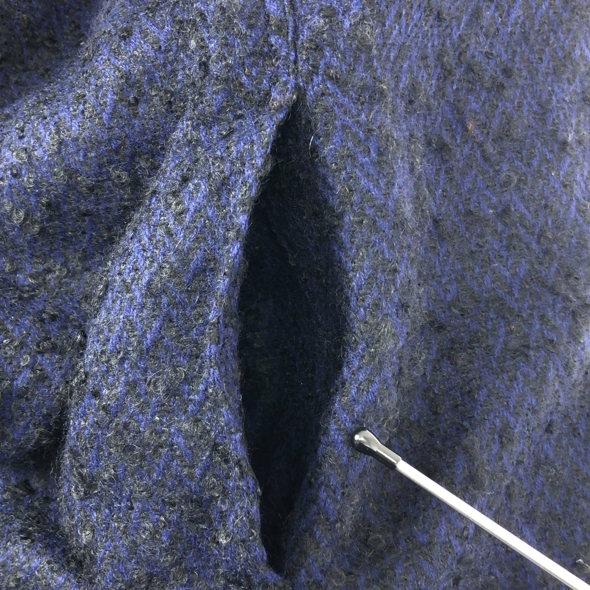 FENDI / フェンディ ROMA FENDI365 BY CONTIR / モヘア カシミヤ混 ケープ ロングコート