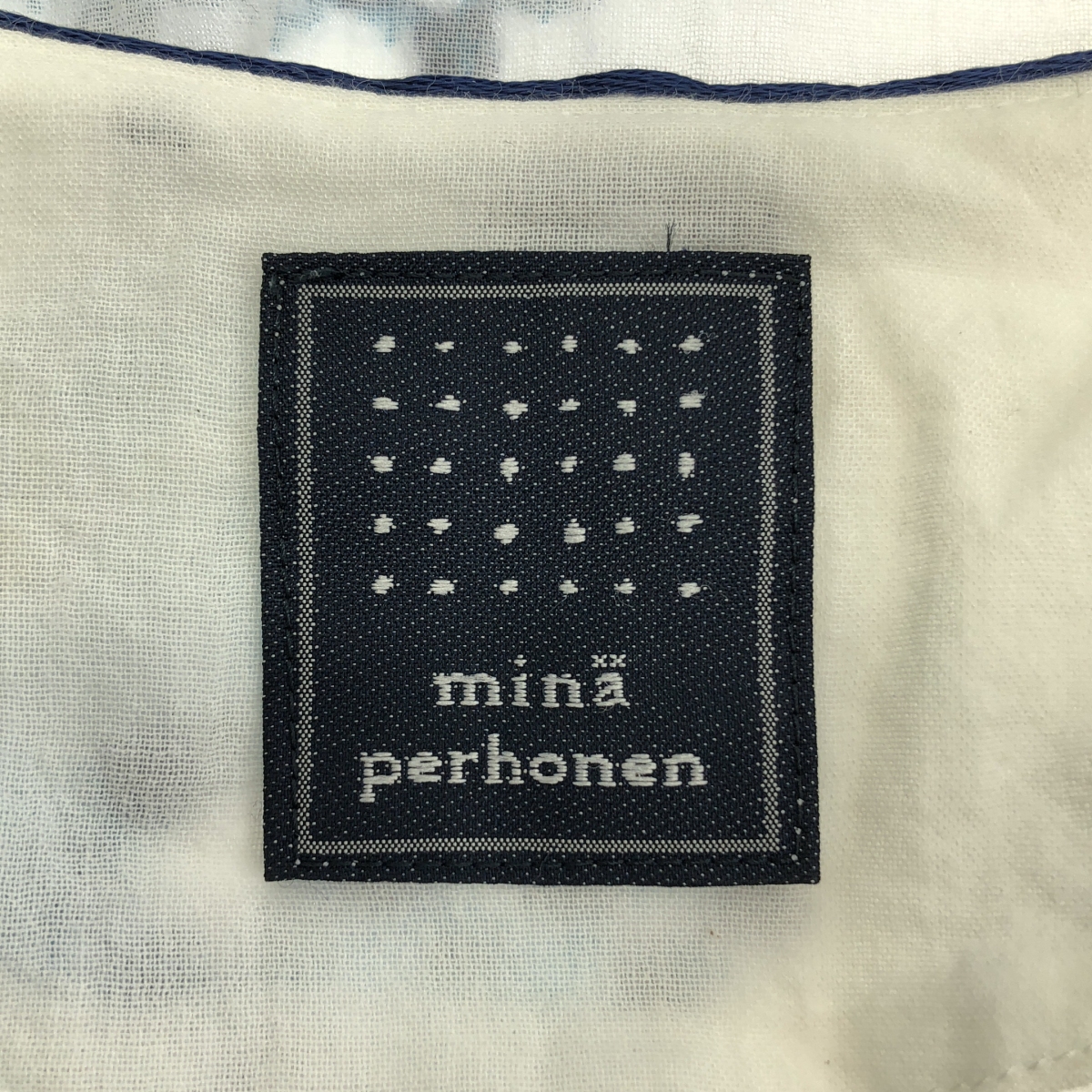 mina perhonen / ミナペルホネン luce ルーチェ コットン Vネック ワンピース