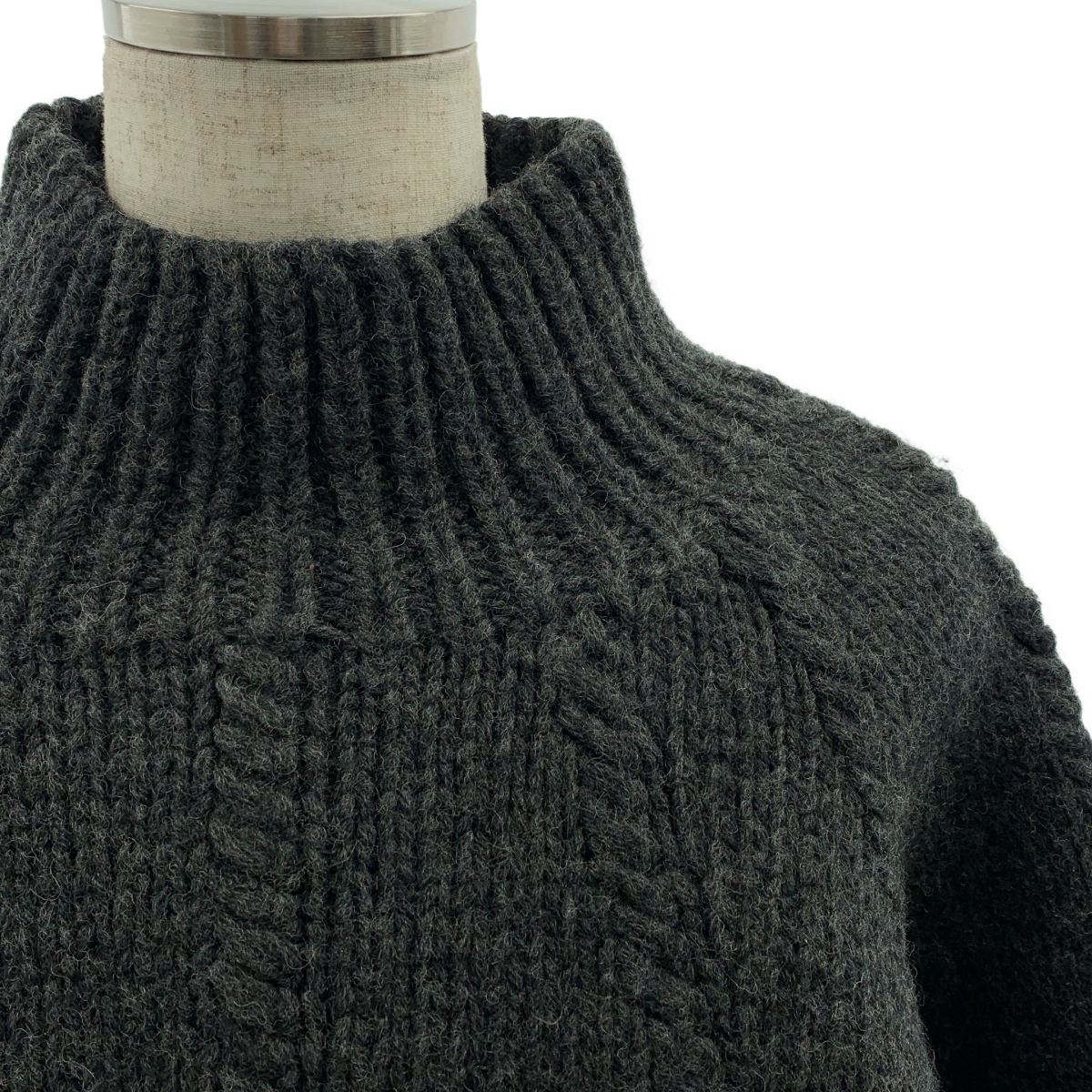 その他 ウール オーバーシルエット ハイネック ニット セーター