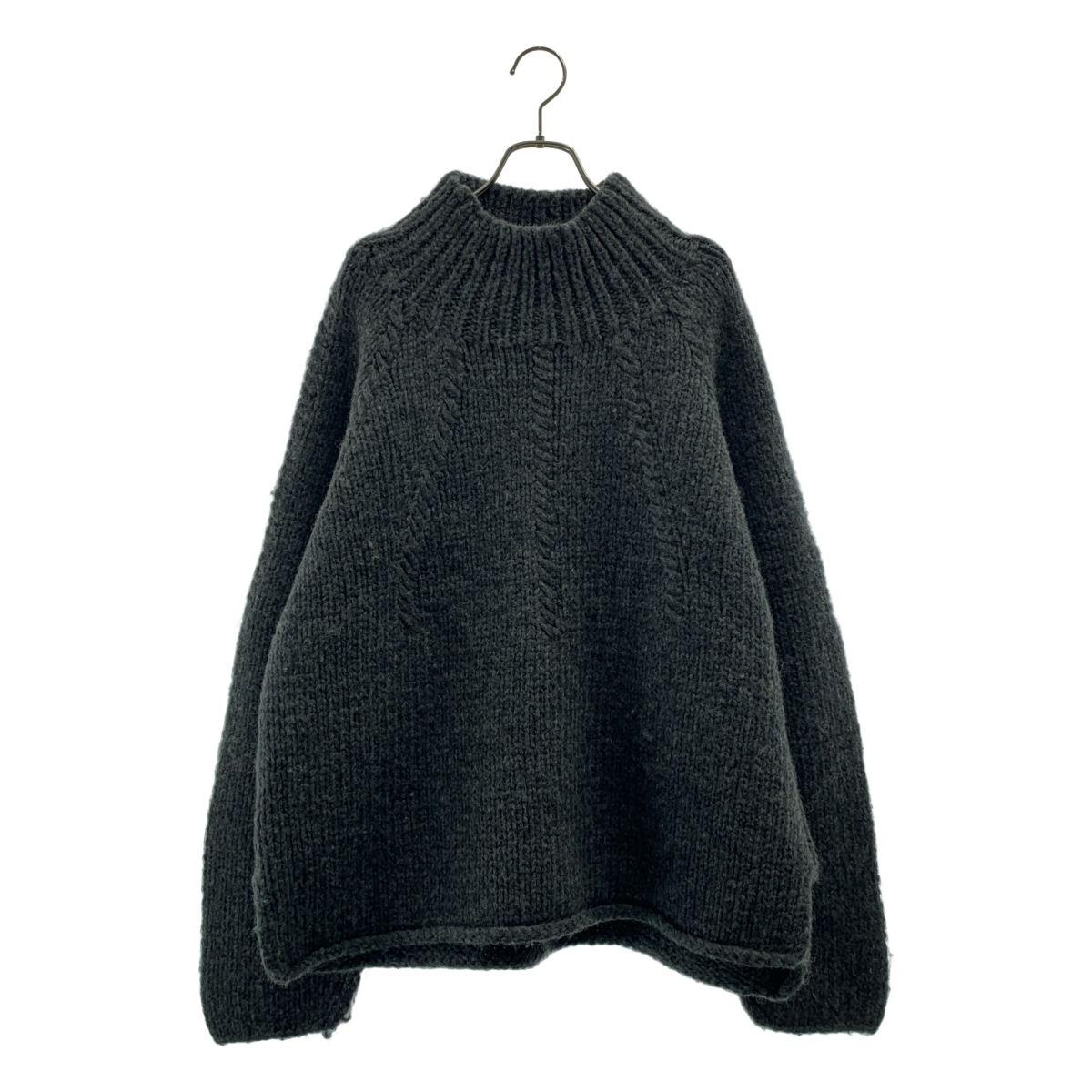 その他 ウール オーバーシルエット ハイネック ニット セーター