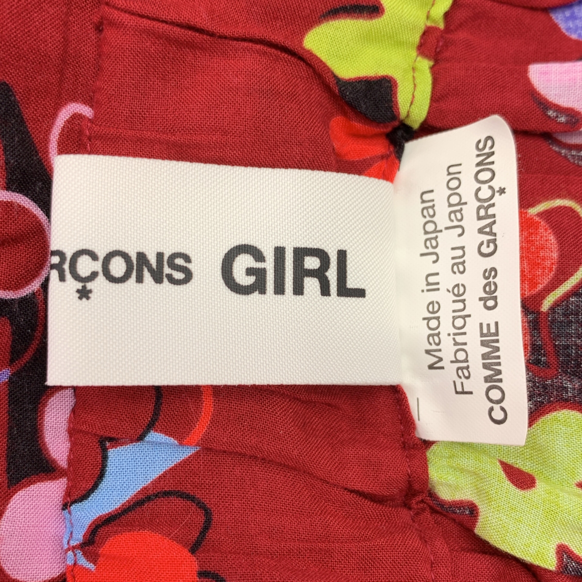 COMME des GARCONS GIRL / コムデギャルソンガール レーヨン フラワープリント イージースカート